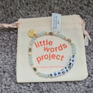 NWT Little Words Project Bonus Mom Bracelet